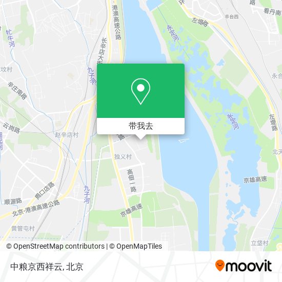 中粮京西祥云地图