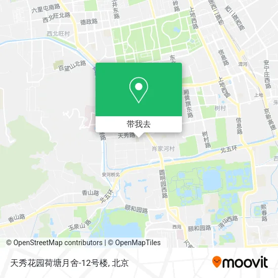 天秀花园荷塘月舍-12号楼地图