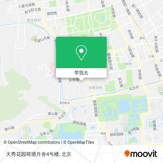 天秀花园荷塘月舍4号楼地图