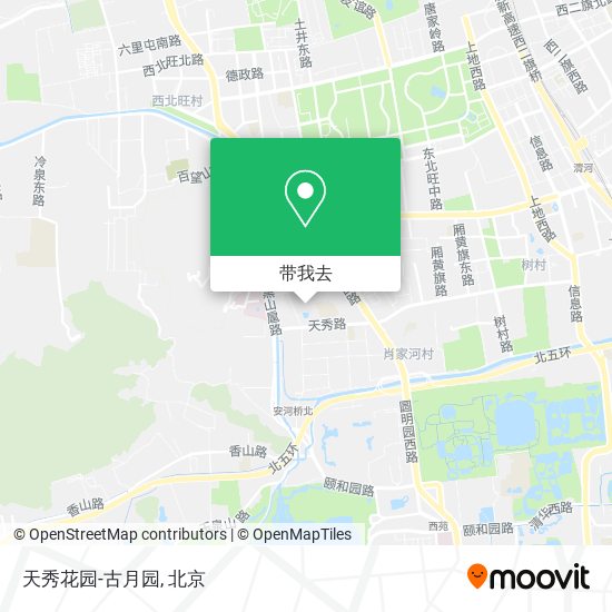 天秀花园-古月园地图