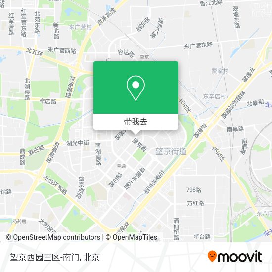 望京西园三区-南门地图