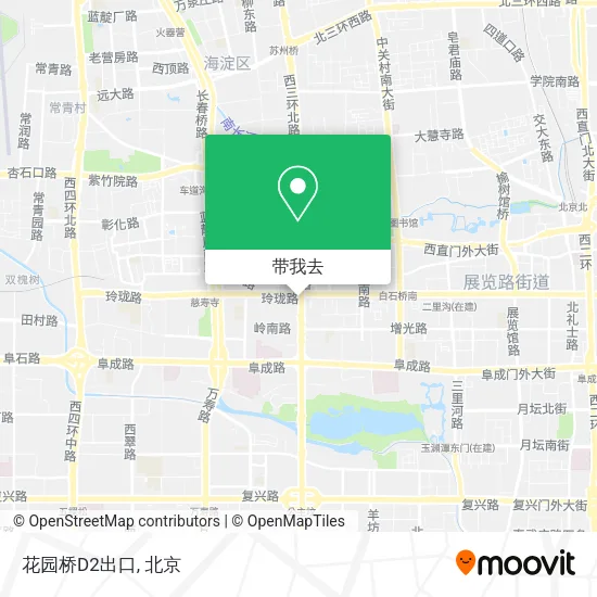 花园桥D2出口地图