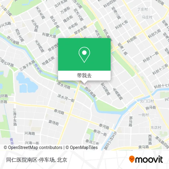 同仁医院南区-停车场地图