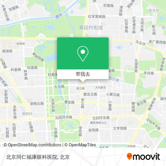 北京同仁福康眼科医院地图