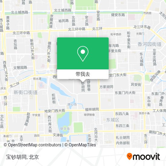 宝钞胡同地图