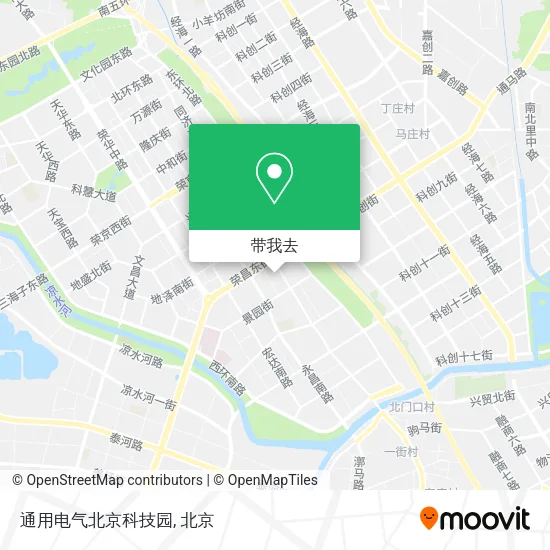 通用电气北京科技园地图