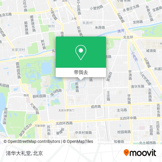 清华大礼堂地图