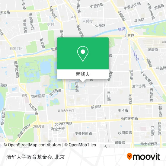 清华大学教育基金会地图