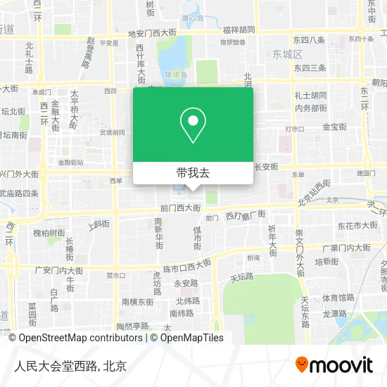 人民大会堂西路地图