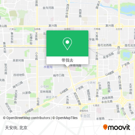 天安街地图