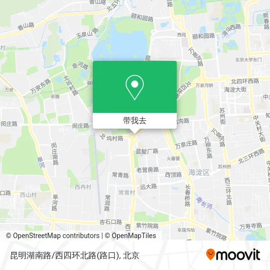 昆明湖南路/西四环北路(路口)地图
