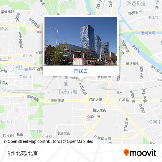 通州北苑地图