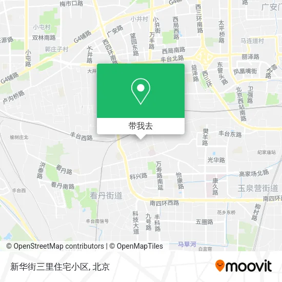 新华街三里住宅小区地图