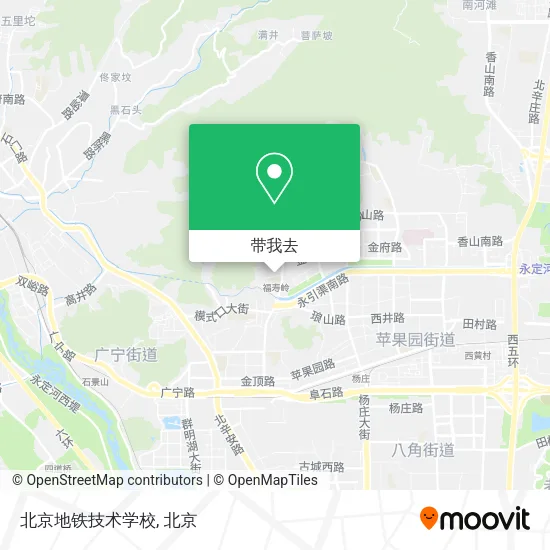 北京地铁技术学校地图