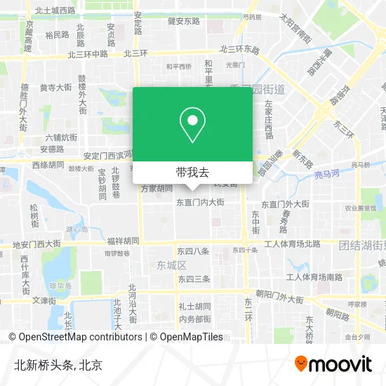 北新桥头条地图