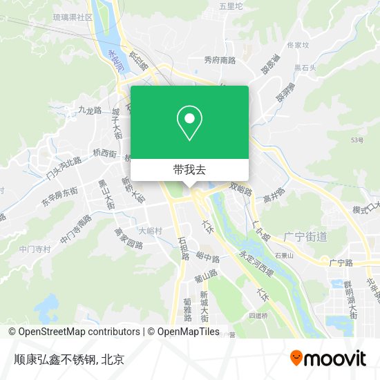 顺康弘鑫不锈钢地图