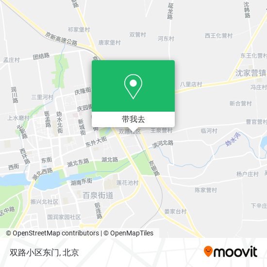 双路小区东门地图