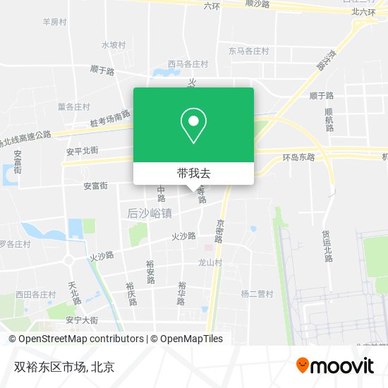 双裕东区市场地图