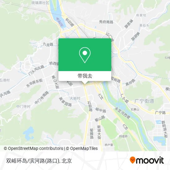 双峪环岛/滨河路(路口)地图