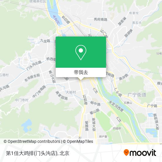 第1佳大鸡排(门头沟店)地图