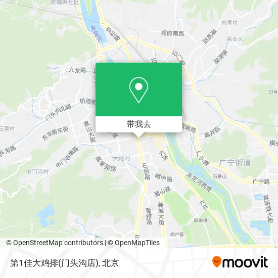 第1佳大鸡排(门头沟店)地图