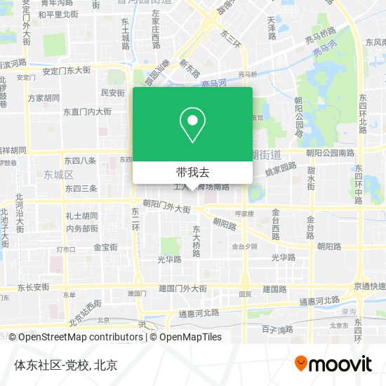 体东社区-党校地图