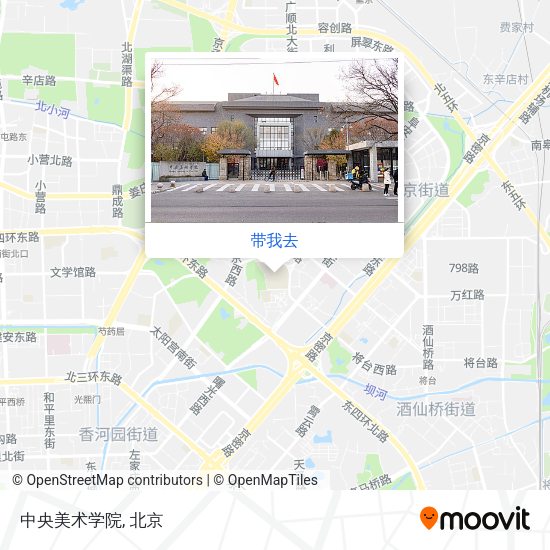 中央美术学院地图
