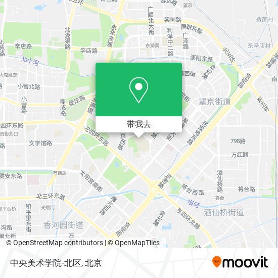 中央美术学院-北区地图