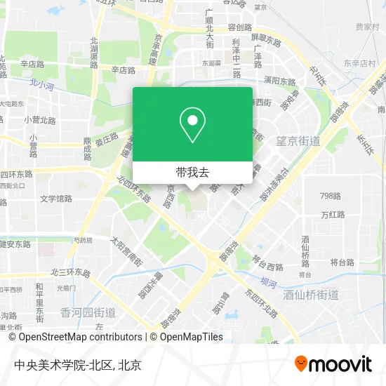 中央美术学院-北区地图
