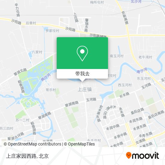 上庄家园西路地图