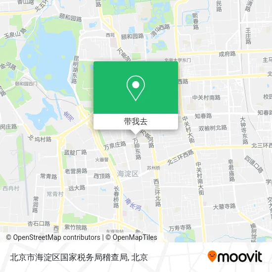 北京市海淀区国家税务局稽查局地图