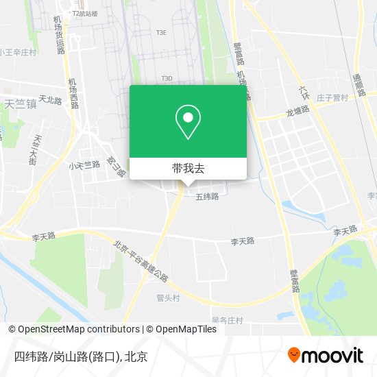 四纬路/岗山路(路口)地图