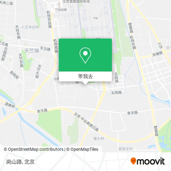 岗山路地图