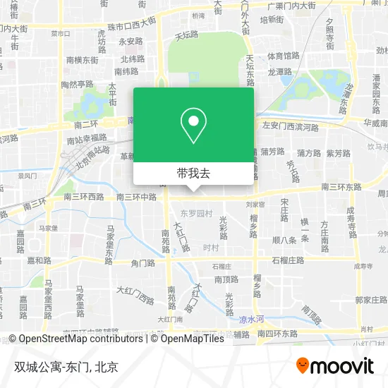双城公寓-东门地图