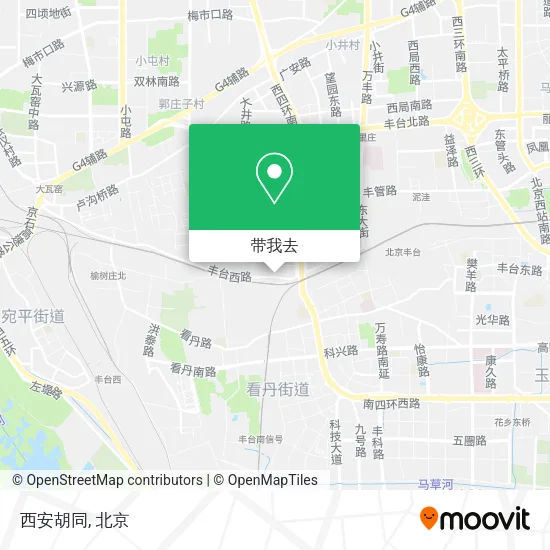 西安胡同地图