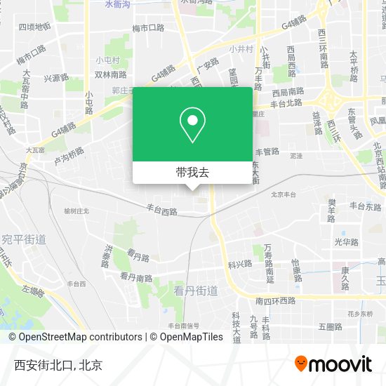 西安街北口地图