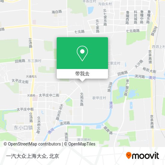 一汽大众上海大众地图