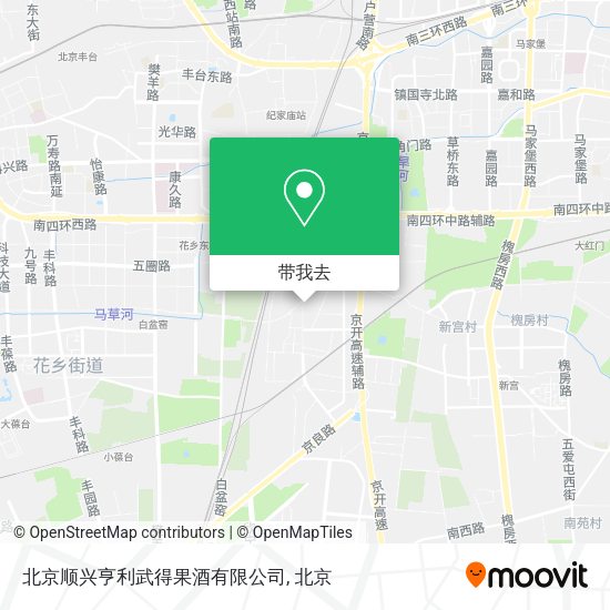 北京顺兴亨利武得果酒有限公司地图