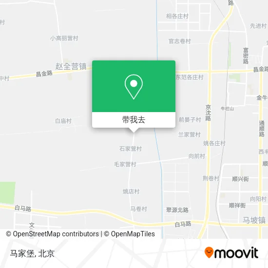 马家堡地图