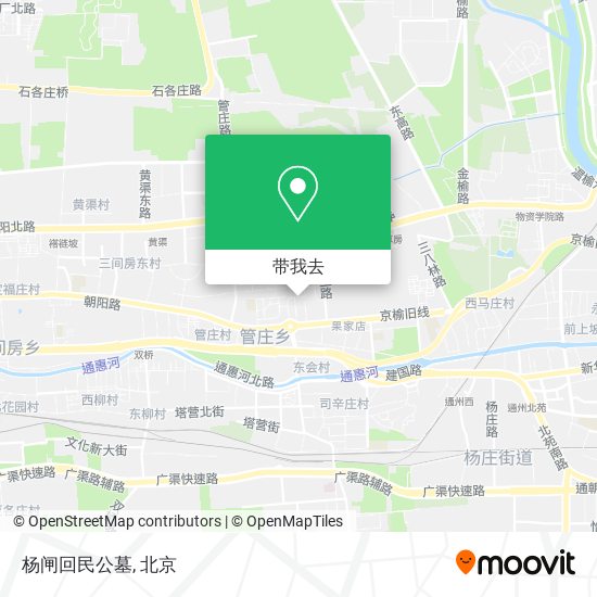 杨闸回民公墓地图