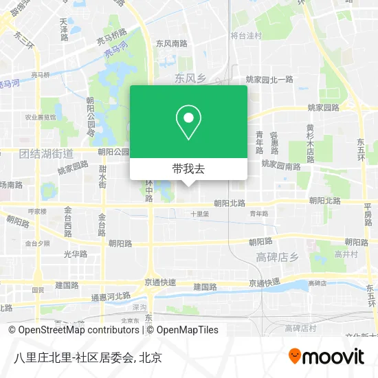 八里庄北里-社区居委会地图