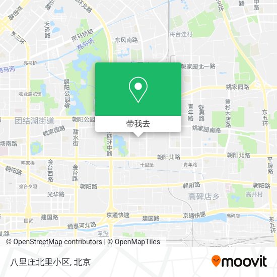 八里庄北里小区地图