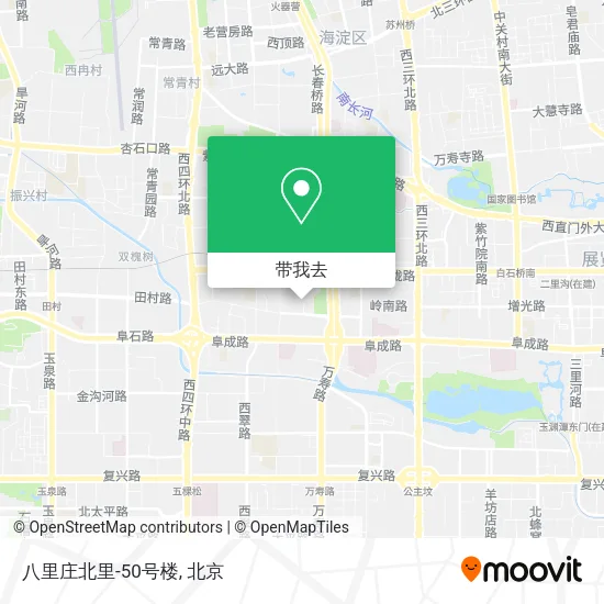 八里庄北里-50号楼地图