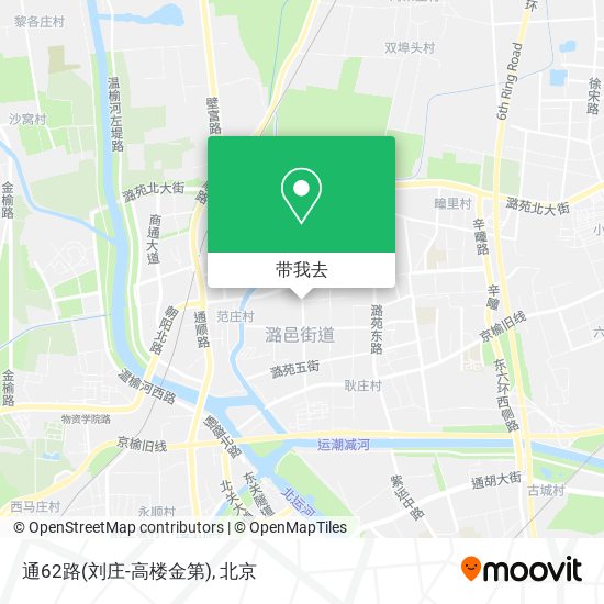 通62路(刘庄-高楼金第)地图