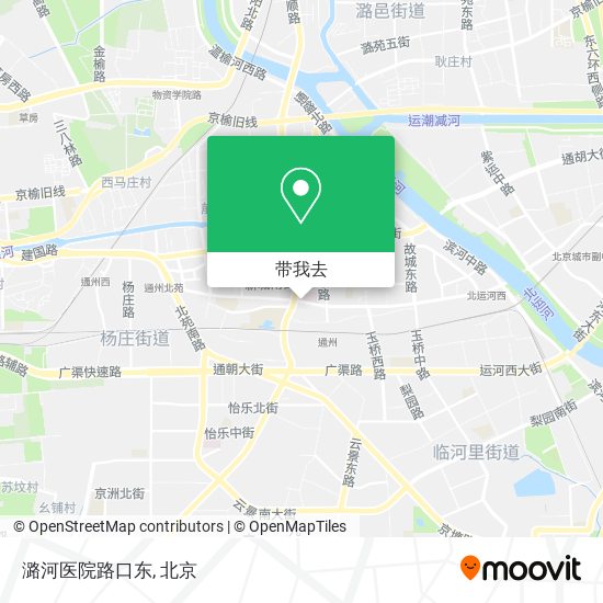 潞河医院路口东地图