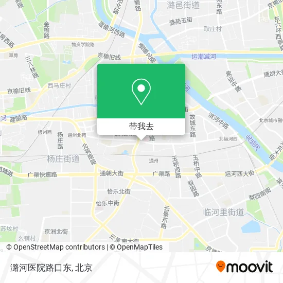潞河医院路口东地图