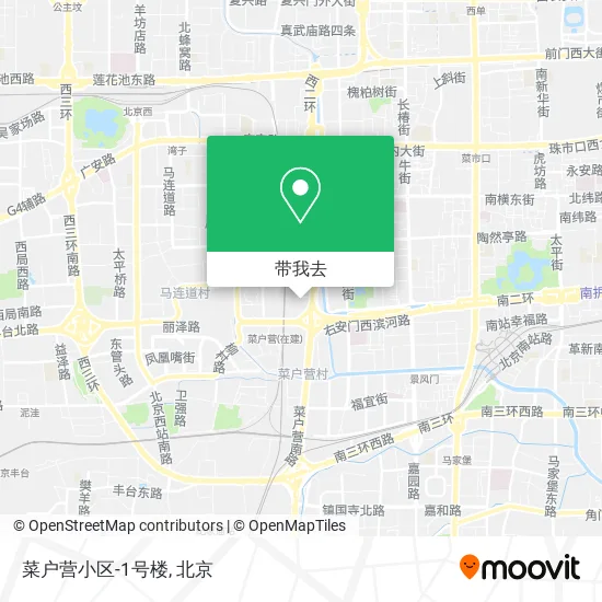 菜户营小区-1号楼地图