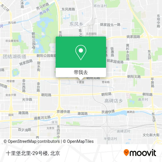 十里堡北里-29号楼地图