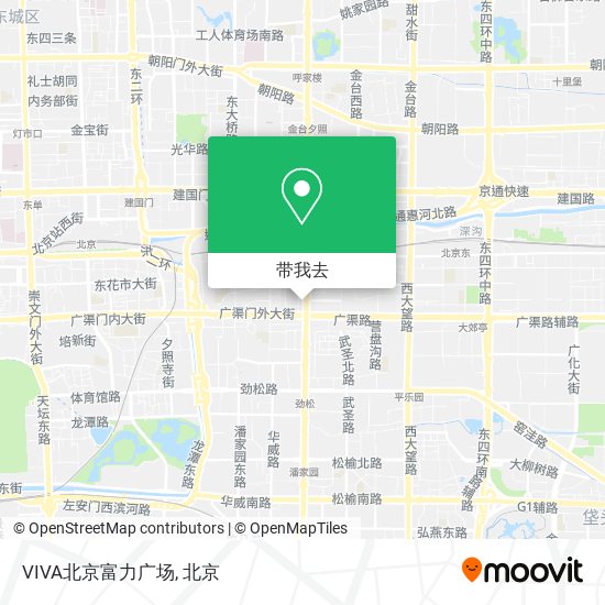 VIVA北京富力广场地图