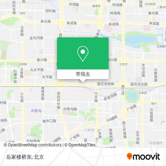 岳家楼桥东地图
